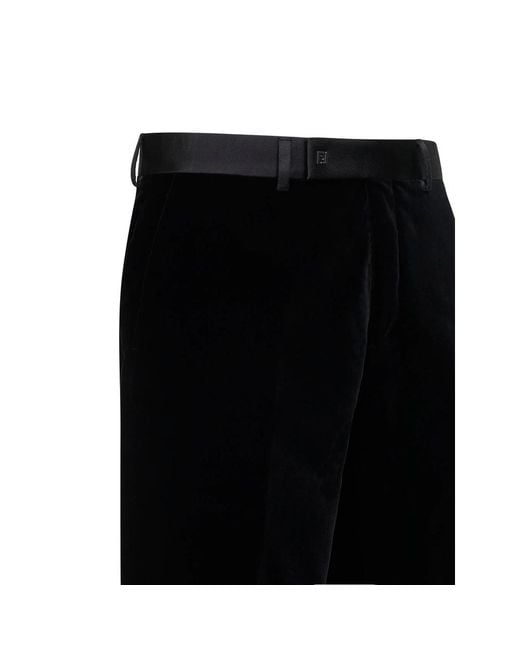 Fendi Black Trousers for men
