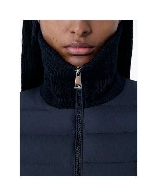 Moncler Blue Outerwears Black
