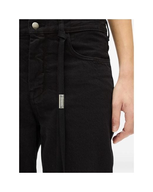 Ann Demeulemeester Black Toos Slim-Fit Jeans