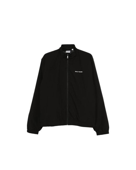 Daily Paper Black Zip Jacket for men