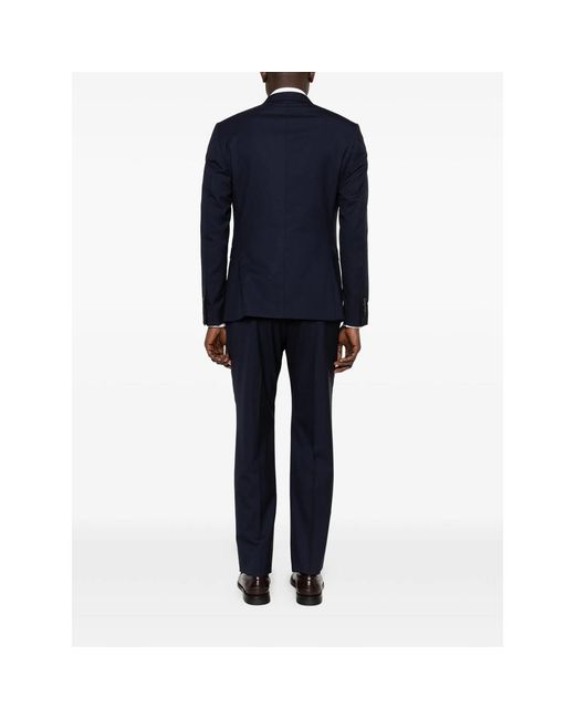 Reveres 1949 Blue Virgin Wool Suit for men