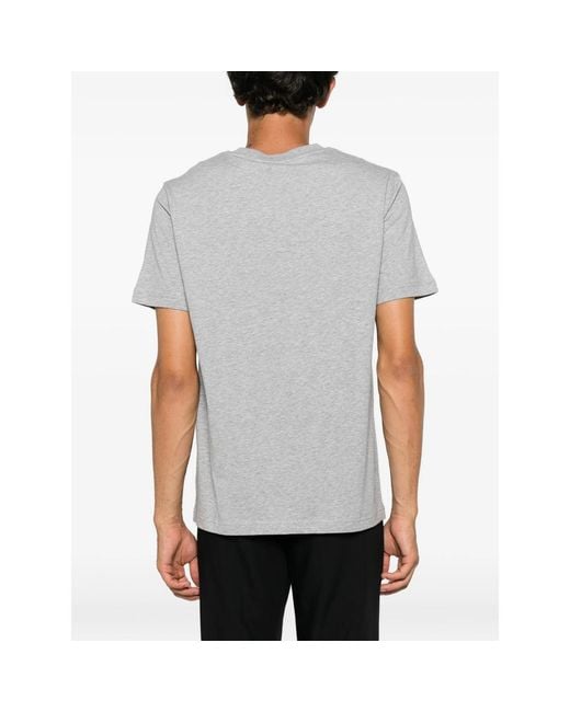 A.P.C. Gray A. P.C. Logo-Print T-Shirt for men