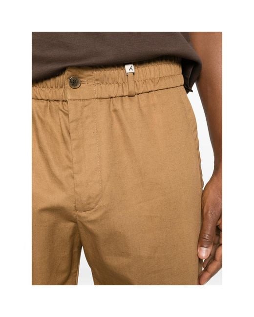 Myths Natural Elasticated-Waistband Trousers for men