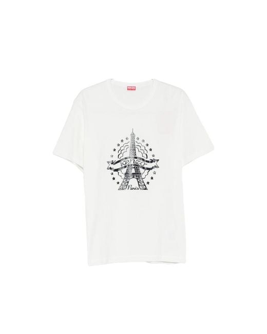 KENZO White T-Shirts And Vests for men