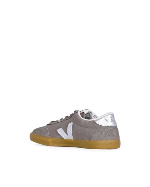 Veja Brown Volley Suede Sneakers
