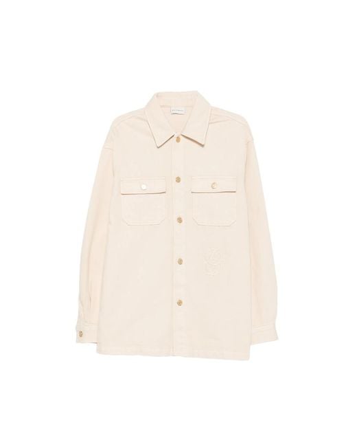 Drole de Monsieur Natural Denim Shirt Jacket for men