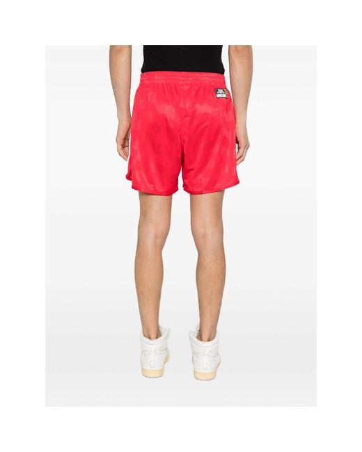 Adidas Red Stripe Track Shorts for men