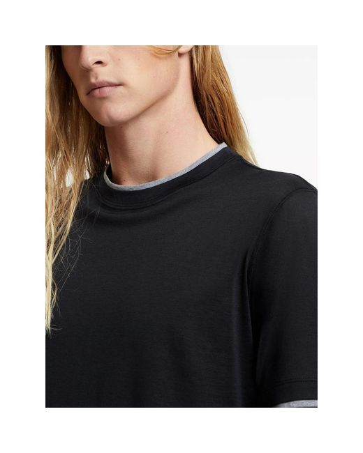 Brunello Cucinelli Black T-Shirts & Vests for men