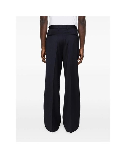 Lardini Black Migio Pleated Trousers for men