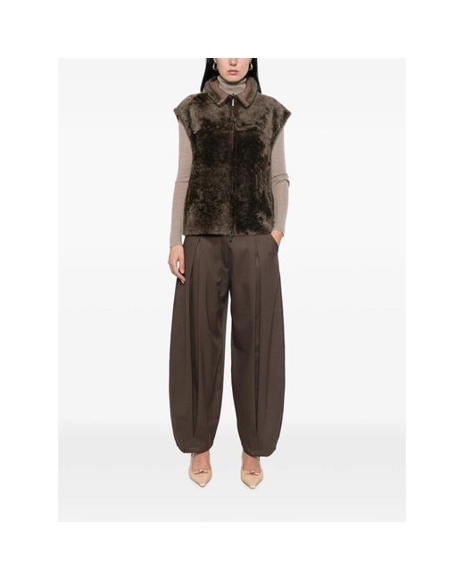 Joseph Brown Reversible Shearling Jacket