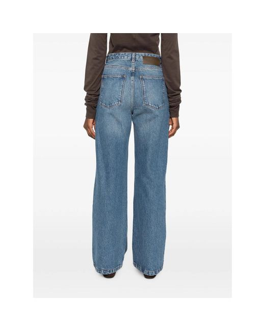 Soeur Blue Wide-Leg Jeans