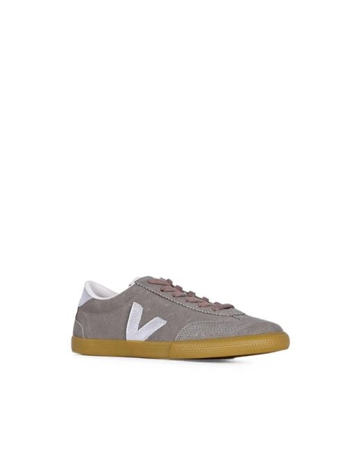 Veja Brown Volley Suede Sneakers