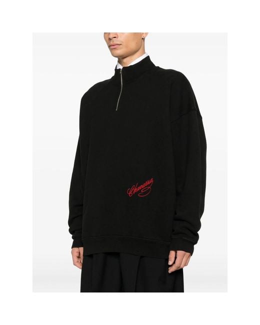 Willy Chavarria Black Zip-Up Jacket for men