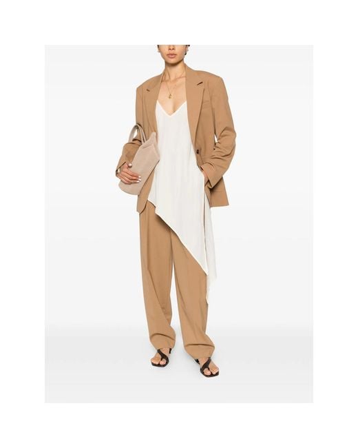 Covert Brown Single-Breasted Patch-Pocket Blazer