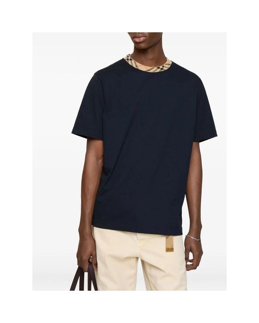 Burberry Blue T-Shirts for men