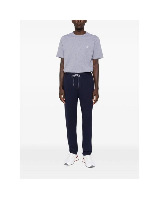 Brunello Cucinelli Blue T-Shirts & Vests for men