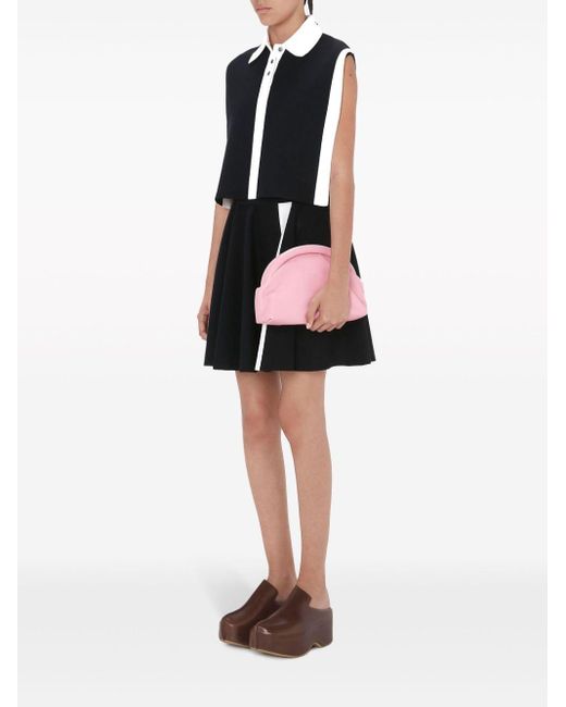 J.W. Anderson Pink Bumper-Clutch Leather Mini Bag