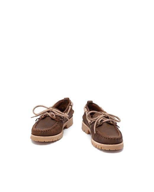 Golden Goose Deluxe Brand Brown Boat Shoes for men