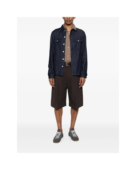 Dries Van Noten Blue Shirts for men