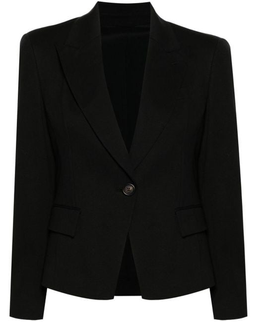 Brunello Cucinelli Black Fitted Soft Jersey Blazer