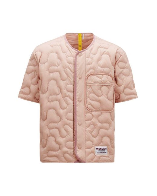 Moncler Genius Pink X Salehe Bembury Short-Sleeve Padded Jacket