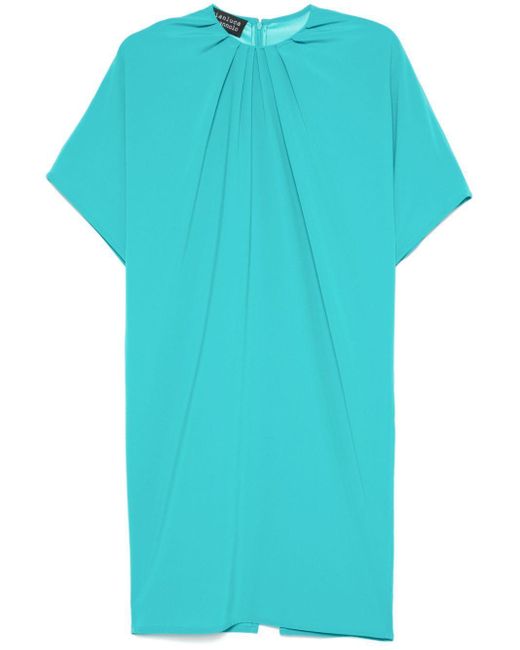 Gianluca Capannolo Blue Glenn Mini Dress