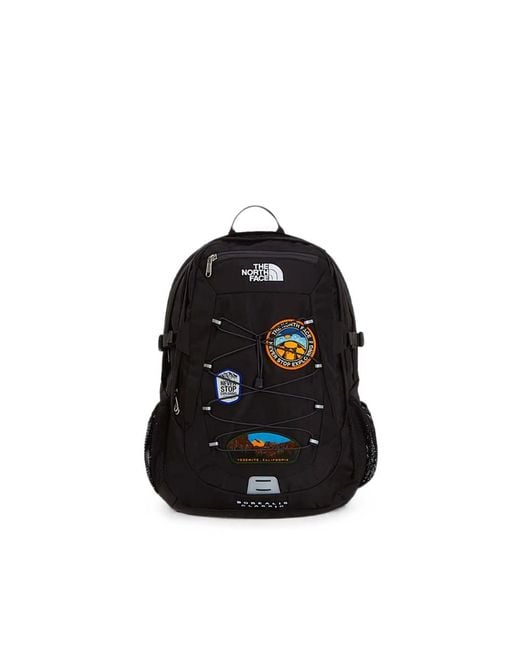 The North Face Black Borealis Classic Patch-Detail Backpack for men