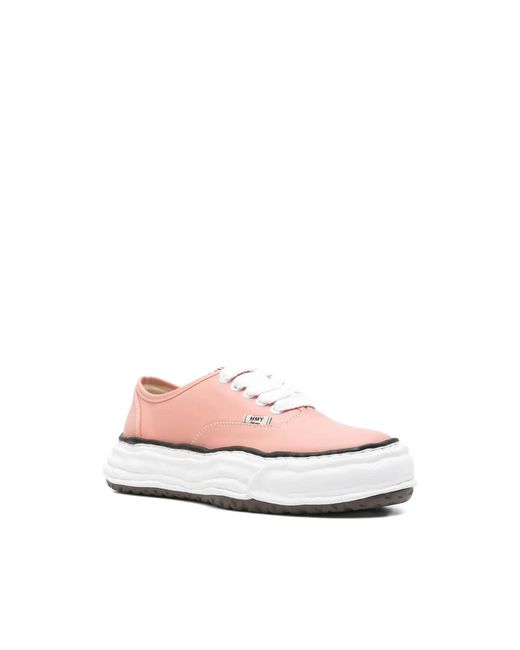 Maison Mihara Yasuhiro Pink Trainers for men