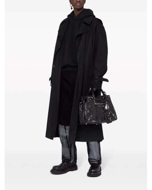 Balenciaga Black Neo Cagole City Leather Handbag