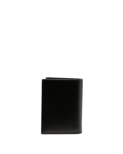 Givenchy Black Logo-Print Leather Wallet for men