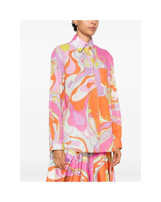 Emilio Pucci Pink Tops