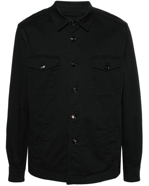 Eraldo Black Cefalu Shirt Jacket for men