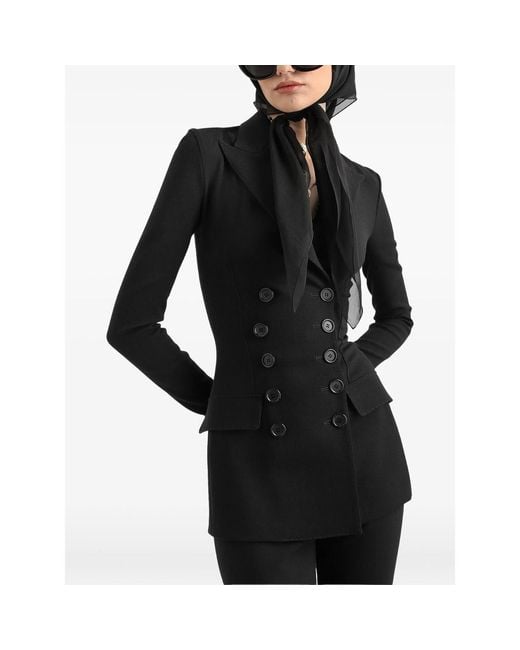 Dolce & Gabbana Black Double-Breasted Jacket