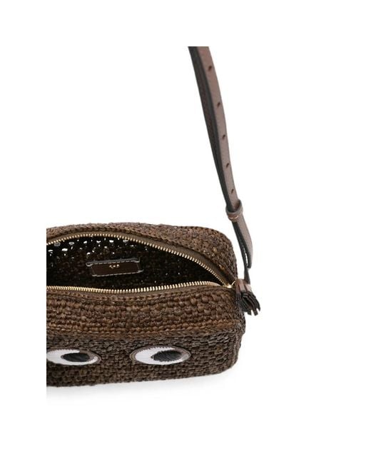 Anya Hindmarch White Eyes-Motif Mini Bag