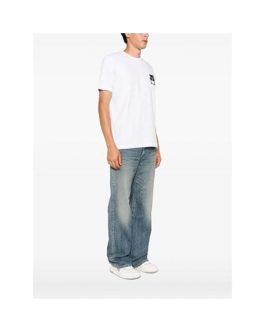 Iceberg White Looney Tunes Embroidered T-Shirt for men