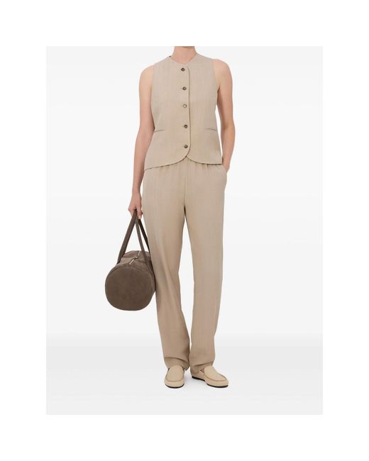 Loulou de Saison Natural Paco Buttoned Waistcoat