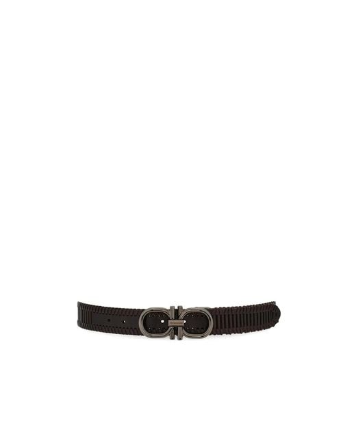 Ferragamo Black Belts for men