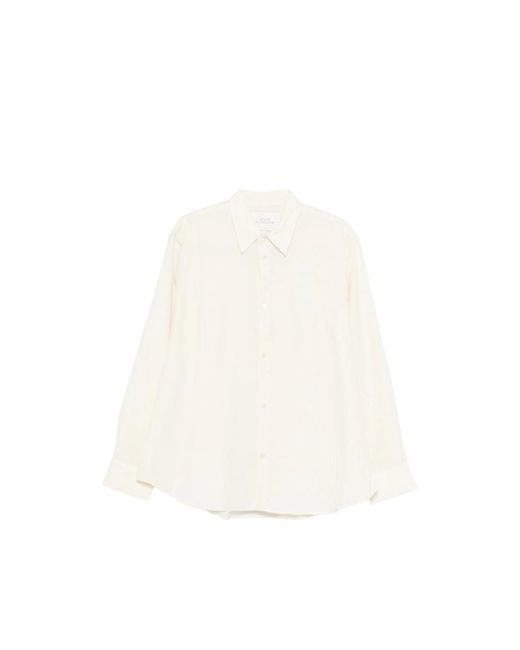 Studio Nicholson White Buttoned Shirt for men