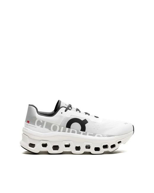 On Shoes White Cloudmonster "All" Sneakers for men