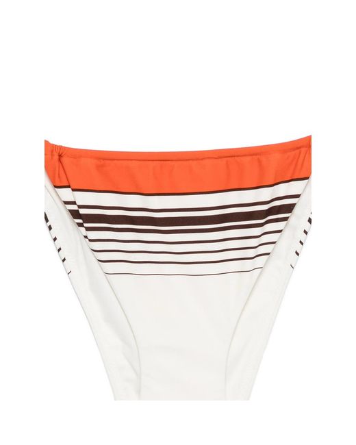 Sir Red Destino Striped-Pattern Bikini Bottom