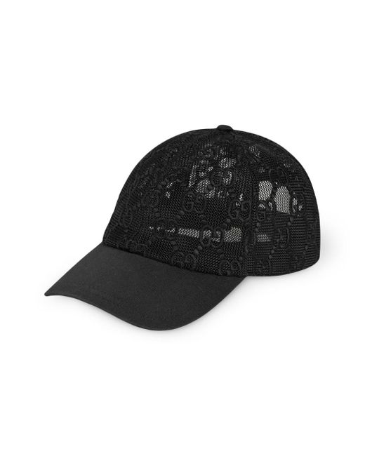 Gucci Black Logo-Trim Baseball Cap GUCCI - Web cap | Leam Roma - Luxury Shopping Online main image 4
