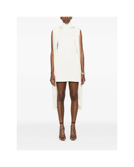Alaïa White Alaïa Neutrals Dresses