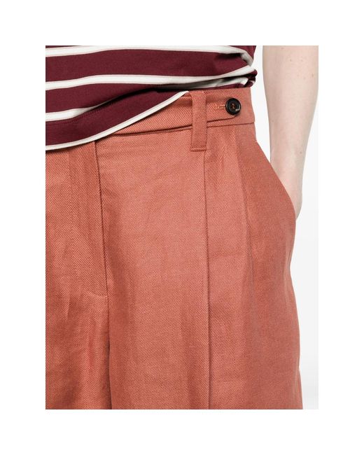 Brunello Cucinelli Red Shorts