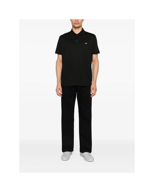 Paul & Shark Black Polo Shirts for men