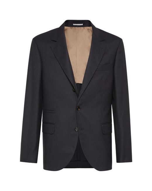 Brunello Cucinelli Blue Jackets for men