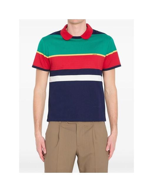 Versace Blue T-Shirts & Vests for men