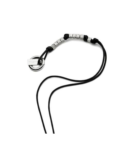 Maison Margiela Multicolor Letters Keyring for men