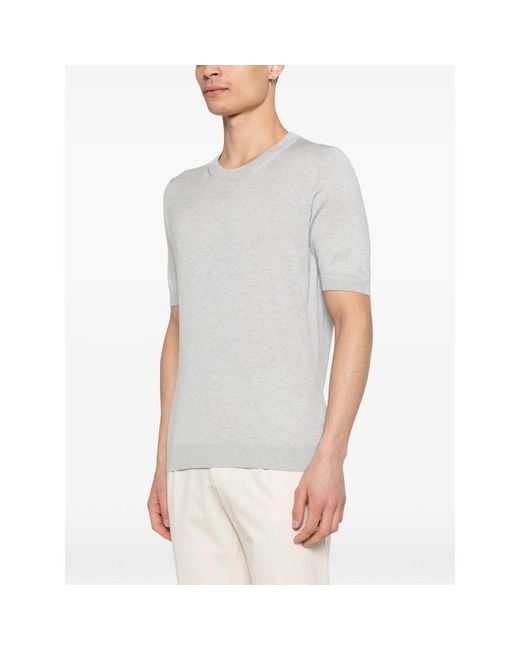 Fileria White Round-Neck T-Shirt for men