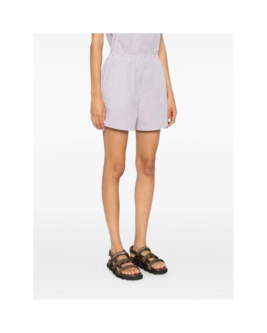 A.P.C. Purple Shorts