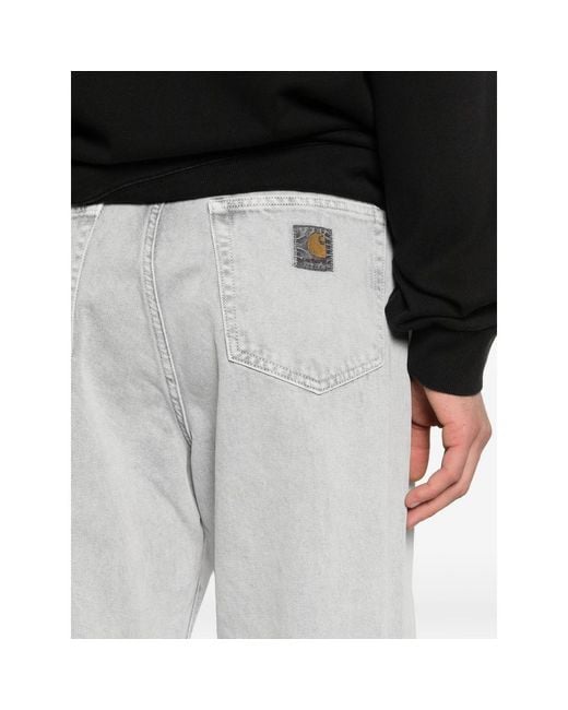 Carhartt White Straight Jeans for men